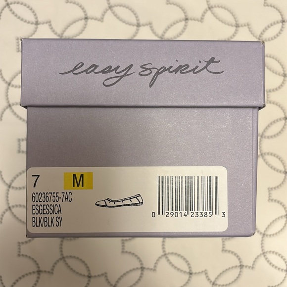 NEW EasySpirit Black flats 7M - Picture 5 of 5